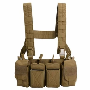 WARRIOR ASSAULT SYSTEMS Pathfinder Chest Rig Holds 8 M4 Mags Coyote Tan NEW - Picture 1 of 8