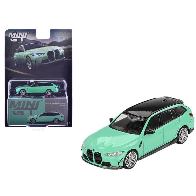 BMW M3 M-Performance Touring - mint green - MiJo - Mini GT 1:64