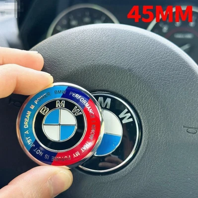 For BMW 1 2 3 4 5 7 X M Series K 50th Special Edition 45MM Steering Wheel Emblem - Image 1 of 4