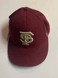 2012 CWS College World Series Florida State Seminoles Fitted Hat 7 3/8 - Picture 1 of 3