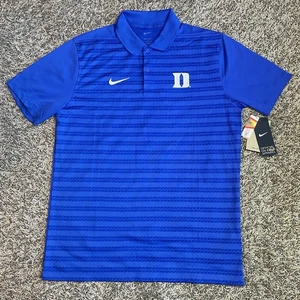 Nike Duke Blue Devils Dri-Fit Polo Golf Shirt Herren Größe M Blau NEU - Bild 1 von 9