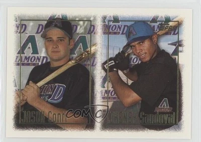 1997 Topps Jason Conti Jhensy Sandoval #468 Rookie RC - Image 1 of 2