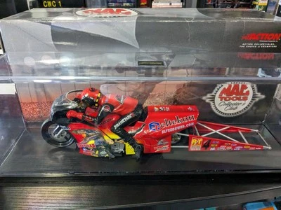 Rare! 1:9 Action Antron Brown Mac Tools 2001 Pro Stock Bike - Image 1 of 4