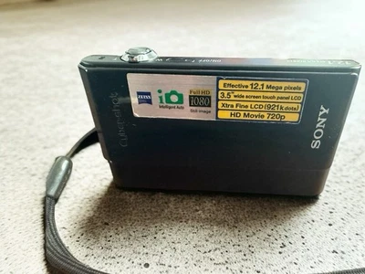 Sony DSC-T900 CyberShot Carl Zeiss Optical 4x Nice 12.1 Mp 3.5" Wide Screen - Image 1 of 4