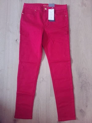 Per UNA ROMA Sculpt Lift JEGGINS Cherry RED Color Size 12 NEW - Image 1 of 4