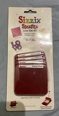 Sizzix Sizzlits, Dies Love Set #2 - NUEVO, 38-9698 Foto 1 de 3