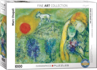 The Lovers of Vence Marc Chagall 1000 piece jigsaw  680mm x 480mm (pz) - Image 1 of 2