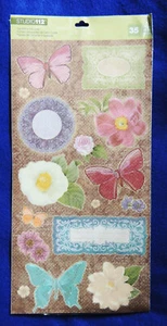 35 Stck. Elegant Notions Cardstock Stanzformen Blume Schmetterling Etiketten EK-Success - Bild 1 von 1