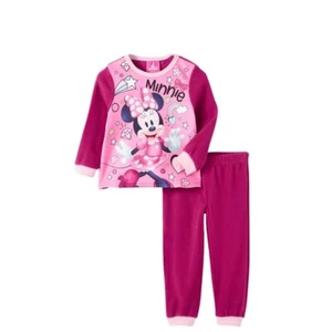 Girls' Pajamas. Minnie. Fuchsia From 2 To 12 Years. - Picture 1 of 5