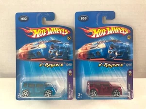 2005 Hot Wheels SCION xB - KMART Exclusive BLUE and Regular RED #053 METAL Base - Picture 1 of 5
