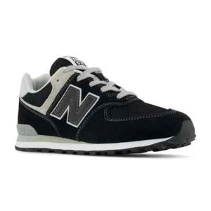 New Balance 574 Black GC574EVB GS Size 4Y-7Y Unisex Kids Women New Vintage - Picture 1 of 5