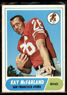 1968 Topps Kay McFarland RC #113 San Francisco 49ers - Image 1 of 2
