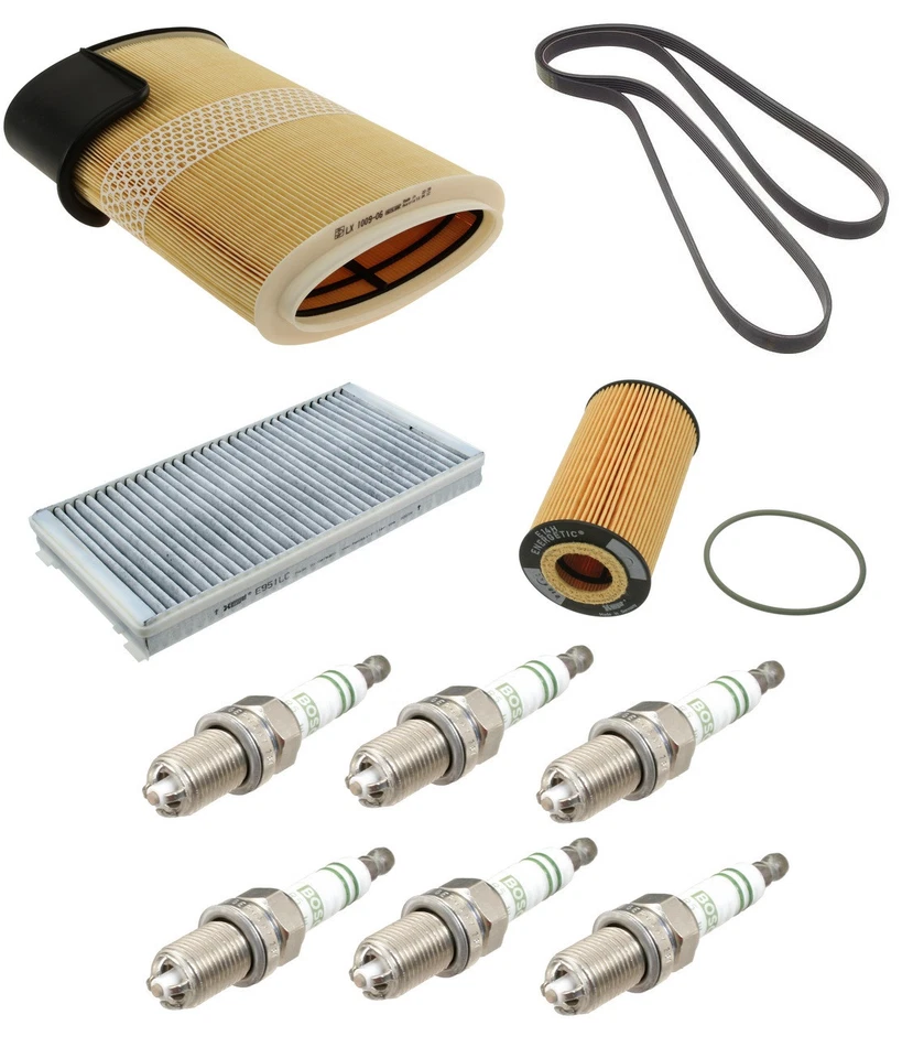 KIT de afinación para Porsche Boxter Cayman OEM filtros de aceite de cabina bujías correa Foto 1 de 1