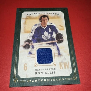 2008 Upper Deck Masterpieces Canvas Clippings Green 61/ 85 Ron Ellis #CC-RE - Picture 1 of 7