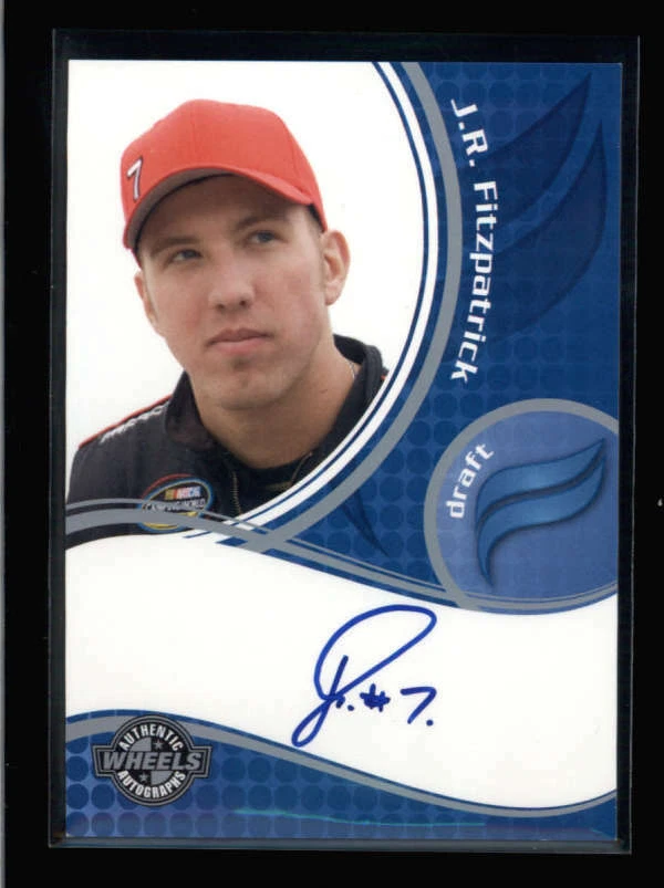 J.R. FITZPATRICK 2009 PRESS PASS WHEELS AUTOGRAPH AUTO AX7892 - Image 1 of 1