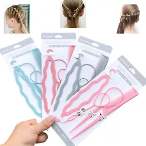 Topsy Tail Hair Braid Ponytail Braid Maker Hair Styling Accessories EasyUse Tool - Picture 1 of 22