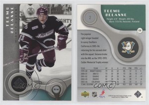 2005-06 SP Game Used Edition Teemu Selanne #2 HOF