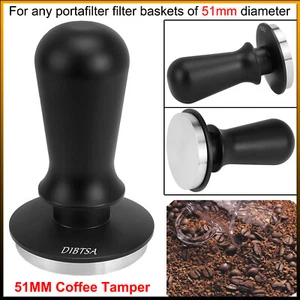 51MM Ergonomic Coffee Tamper, Eco-friendly stainless steel base, Aluminum Handle - Picture 1 of 19