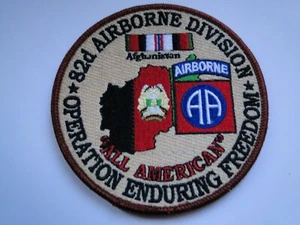 Einsatzaufnäher 82d Airborne Division   Operation Enduring Freedomca 10  cm  - Picture 1 of 1