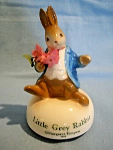 VTG MARGARET TEMPEST "LITTLE GREY RABBIT" 1938~MUSICAL FIGURE~SWAN LAKE~JAPAN - Picture 1 of 4