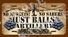 JUST BALLS! Civil War Artillery American Civil War Themed vehicle license plate