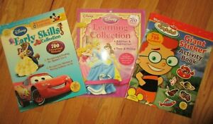 Disney Learning Activity Sticker Book Little Einsteins, Princess, Early Skills