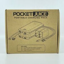 2 Pack PocketJuice Endurance Black Portable Rechargeable Dual Port 12000mAh
