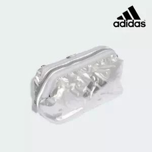 NUOVO Adidas Originals EQT Wash Kit Pouch Argento Metallizzato - Foto 1 di 5