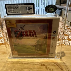 The Legend of Zelda Ocarina of Time Nintendo 3ds game Graded 90+ UKG Rare - Picture 1 of 5