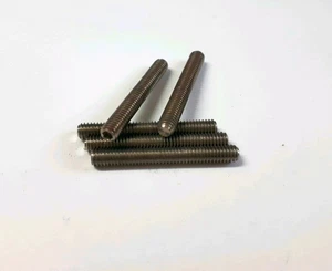 5 x Titan Gewindestifte / Titanium Grade 2 Set Screws acc. DIN913 M2.5 x 12 - Picture 1 of 1