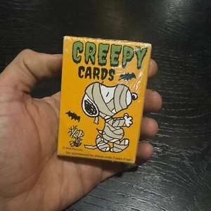 Snoopy Peanuts Halloween Creepy Playing Cards - New In Sealed Pack - Picture 1 of 3