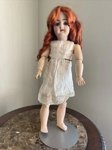 "Muñeca antigua Kestner 168 21"" dientes moldeados, cejas cuerpo compuesto estampado Alemania" - Imagen 1 de 14