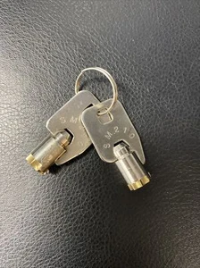Seaga Vending Machine Keys SM 210 Barrel Key Set Of 2 - Picture 1 of 3