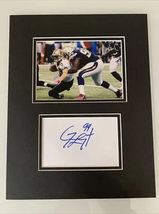 SAN DIEGO CHARGERS COREY LIUGET Signed Autographed Matted Photo w/cut 11"x14"  - Picture 1 of 2