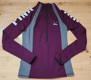 Victoria's Secret "PINK"  XS Ultimate 1/2 Zip Fitted Sweatshirt -USED ONCE 16x23 - Picture 1 of 6
