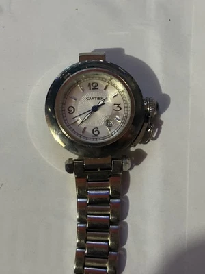 ¡MUY RARO! Reloj Cartier de Pasha Acero Inoxidable 2324 Foto 1 de 4