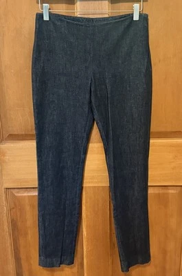 Pantalones de mezclilla The Row azul oscuro pierna recta leggings pantalones talla XS Foto 1 de 4