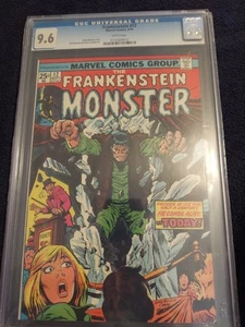 Marvel THE FRANKENSTEIN MONSTER Nr. 12 (1974) CGC 9,6 fast neuwertig weiße Seiten - Bild 1 von 3