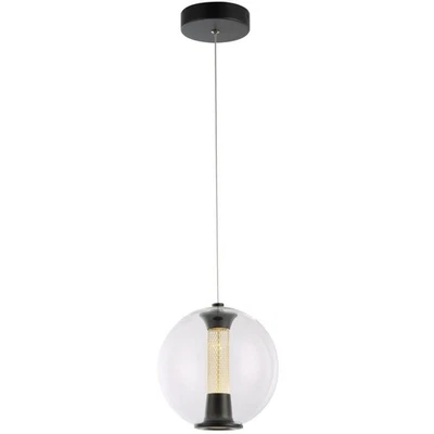 Lámpara de techo colgante negra Artcraft Lighting AC6841BK Arlo LED 8 pulgadas Foto 1 de 4