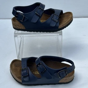 Sandali scarpe bambino Birkenstock blu navy taglia C8 EUR 26 165 - Foto 1 di 10