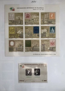 Italy Scott# 1651+1653 1985 MH+MNH - Picture 1 of 1