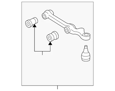 Genuine GM Front Driver Side Lower Control Arm 92081621 Foto 1 de 2