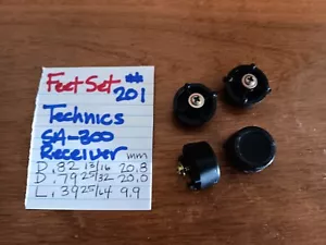 📈TECHNICS FEET SET #201 SA-300 SA-400 SA-500 STEREO RECEIVER ⚡️ - Bild 1 von 2