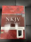 NKJV Study Bible Indexed Red Letter Edition [Black] by Thomas Nelson (2018,...