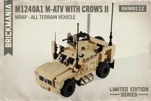 Brickmania M1240 M-ATV with Crows II MRAP All Terrain BKM8112 - New, Sealed - Picture 1 of 4