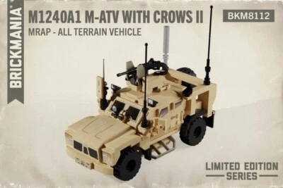 Brickmania M1240 M-ATV with Crows II MRAP All Terrain BKM8112 - New, Sealed - Image 1 of 4