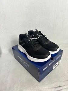 Skechers, Men's Black + White Lite Pro Trainers, Size UK 10 - Brand New - Picture 1 of 9