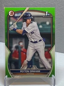 #BP-57 Peyton Graham - Tigres - 2023 Bowman - Perspectivas - Verde neón #/399 - Imagen 1 de 2