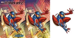 EDGE OF SPIDER-VERSE 3 NM BAGLEY WHITE VARIANT SET SPIDER-BOY - Picture 1 of 5
