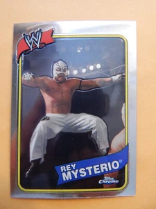 Tarjeta de lucha libre Topps Heritage III 2008 cromada WWE #3 Rey Mysterio - Imagen 1 de 2